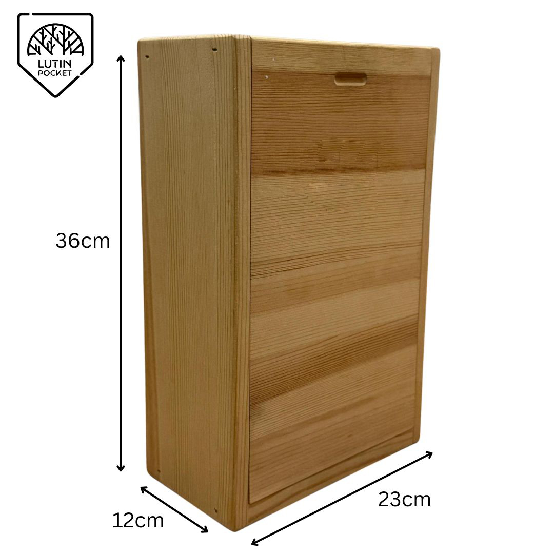 Premium Double Wooden Wine Box - Image 3