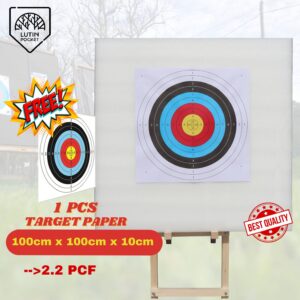 Archery Target PE Foam Board - 100cm x 100cm x10cm (2.2PCF)