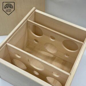 Premium 6-Bottle Wooden Wine Box
